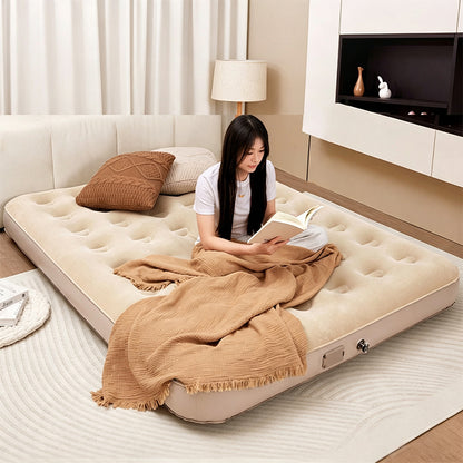 Air mattress with pump 190x100x25cm