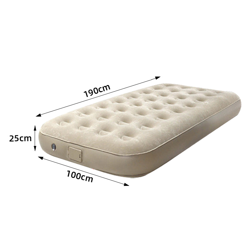 Air mattress with pump 190x100x25cm
