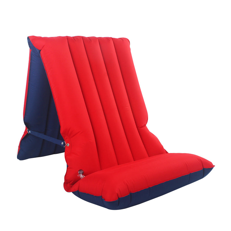 Peach‑Skin Inflatable Camping Air Mattress