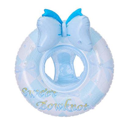 Kids Sweet Bowknot Inflatable Seat Swim Ring