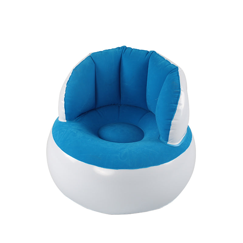 Blue‑White Inflatable Game Lounge Sofa Chair