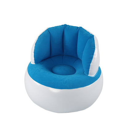 Blue‑White Inflatable Game Lounge Sofa Chair
