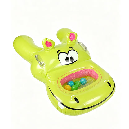 Hippo Inflatable Kids Pool Float