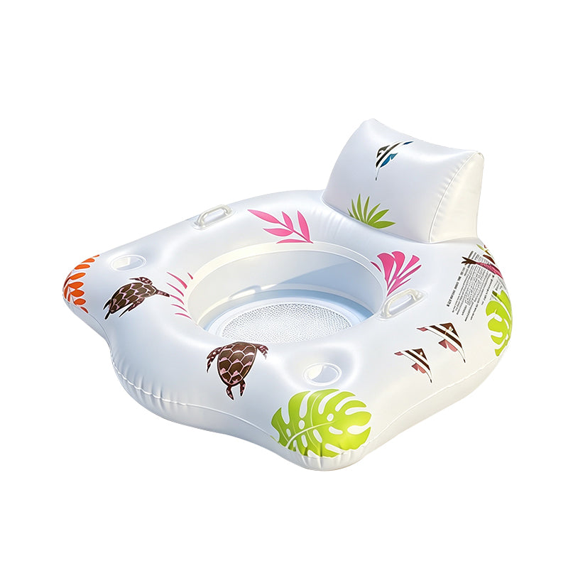 LED Light‑Up Inflatable Pool Lounge Chair