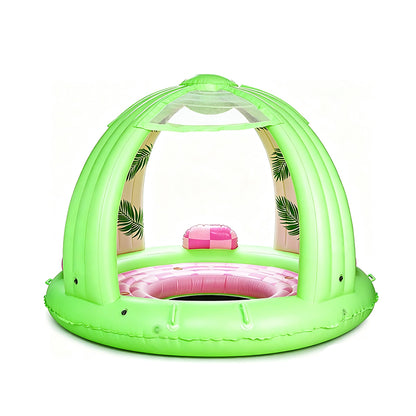 Inflatable Canopy Pool Float with Shade
