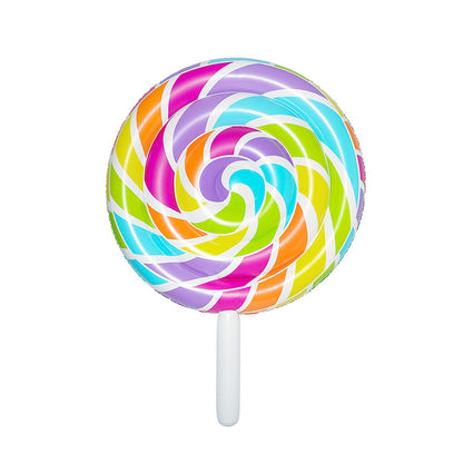 Rainbow Lollipop Inflatable Pool Float