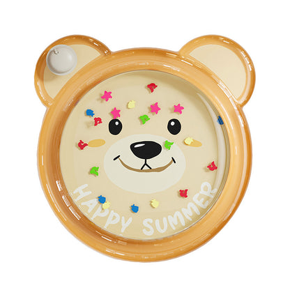 Bear‑Shaped Pet Tap Water Mat