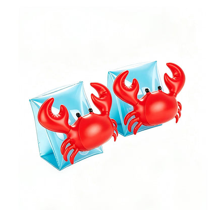 Kids Cute Crab Inflatable Swim Arm Bands