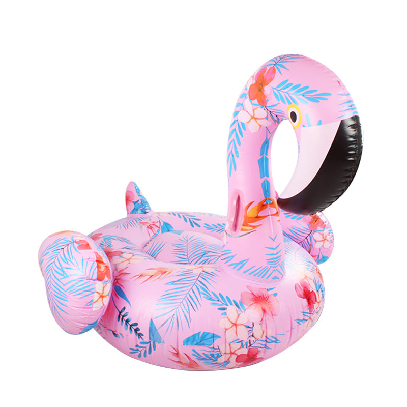 Floral Flamingo Inflatable Pool Float