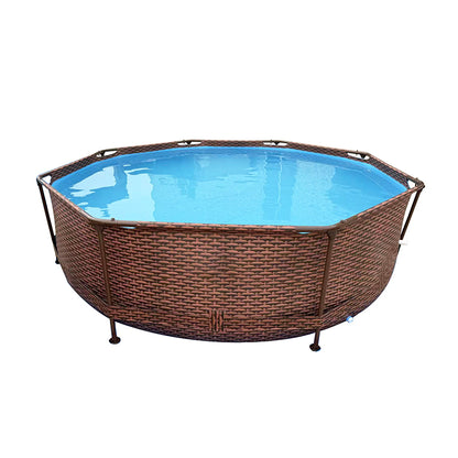 Round Metal Frame Swimming Pool 305x76cm