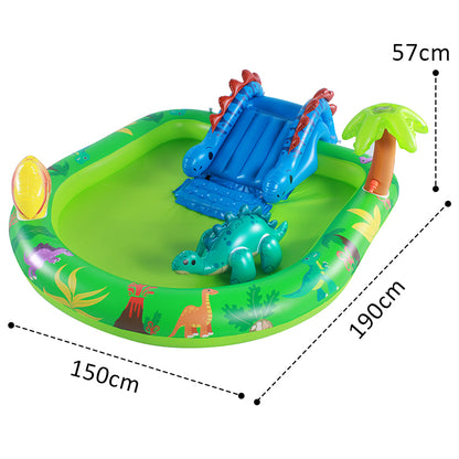 Dinosaur Adventure Pool with Slide