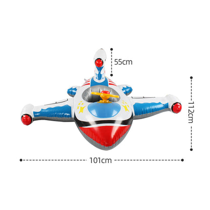 Kids Airplane Inflatable Swim Seat Float
