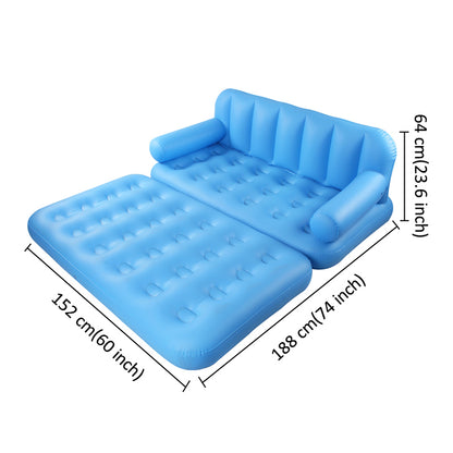 2‑in‑1 Convertible Inflatable Sofa Bed