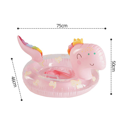 Pink Dinosaur Baby Swim Seat Float