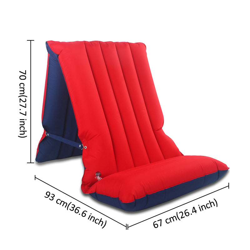 Peach‑Skin Inflatable Camping Air Mattress